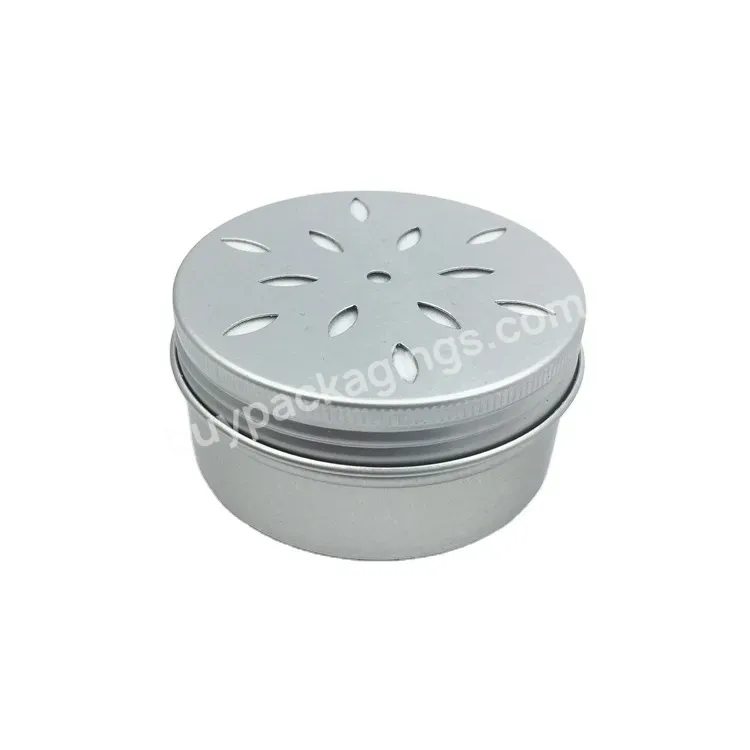 Manufacturer Empty Aluminum Tins Wholesaler Customized Air Fresher Gel Wholesale Aluminum Jar With Lid For Air Fresher Gel