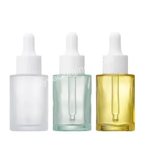 Manufacturer Empty Custom Cosmetic Packaging Glass Hair Oil Essential Oil Bottle With Glass Pipette