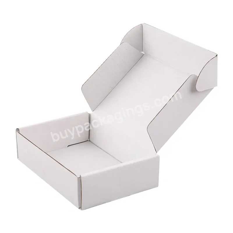 Manufacturer Large Color Cardboard Paper Mailing Apparel Box Custom Logo Printed Corrugated Shipping Packaging Box