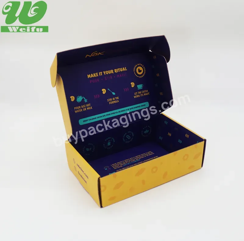 Manufacturer Large Color Printed Cardboard Box Mailing Apparel Box Corrugated Custom Shipping Boxes With Logo Packaging