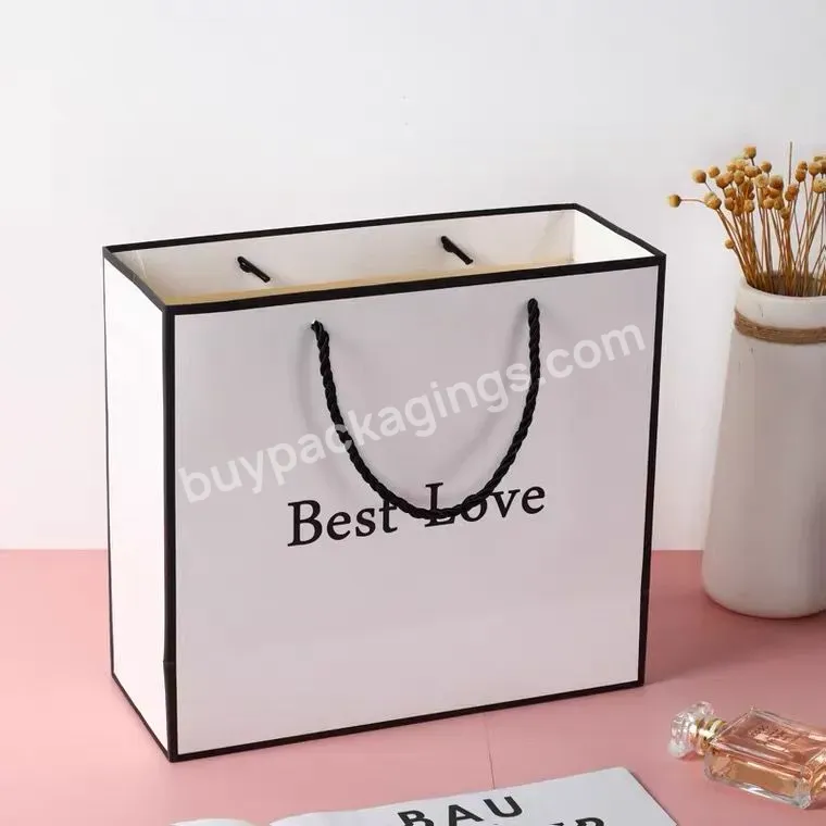 Manufacturer Low Cost Luxury Famous Brand Jewelry Gift Shopping Packaging Customized Printing Paper Bag With Your Own Logo