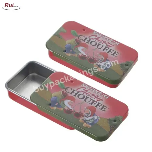 Manufacturer New Arrival Can Empty Mini Square Candy Tin Box Food Gift Tin Hinged For Bracelet Tin Can Squared