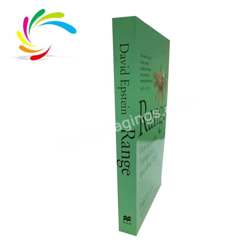 Manufacturer Printing service latest bestseller softcover stock motivational book Range adults reading study books