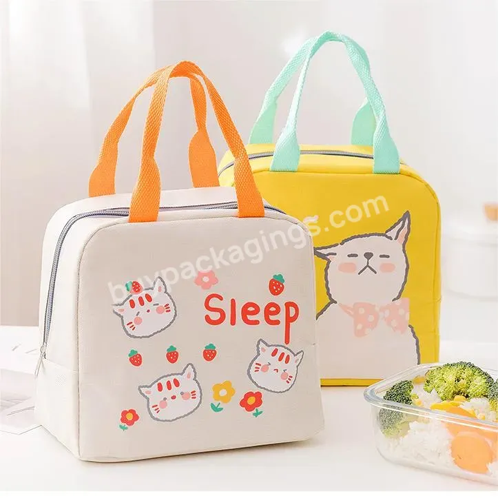 Manufacturer Promotional Aluminum Foil Packaging Lunch Box Portable Lunch Large Capacity Insulation Bag