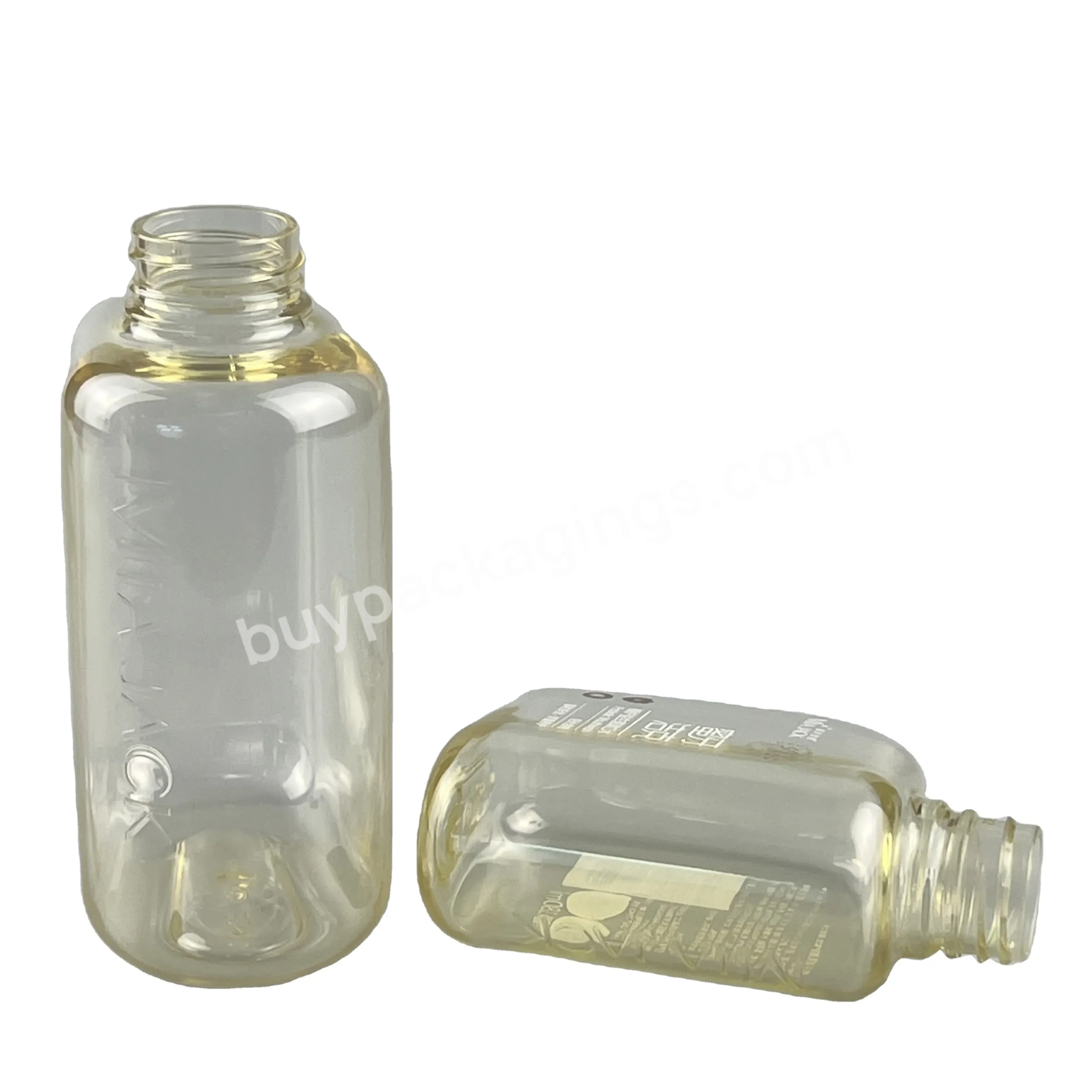 Manufacturer Super Large Capacity Clear Plastic Mouthwash Bottle