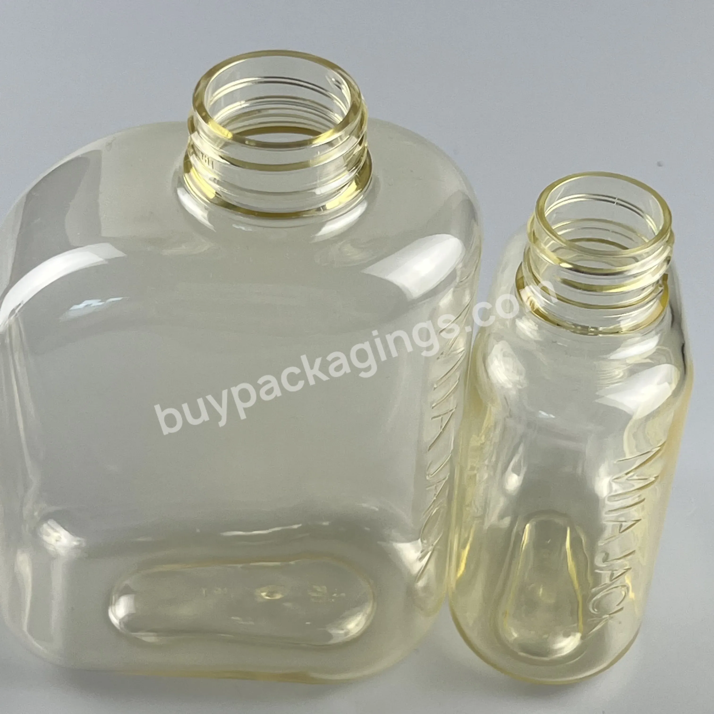 Manufacturer Super Large Capacity Clear Plastic Mouthwash Bottle