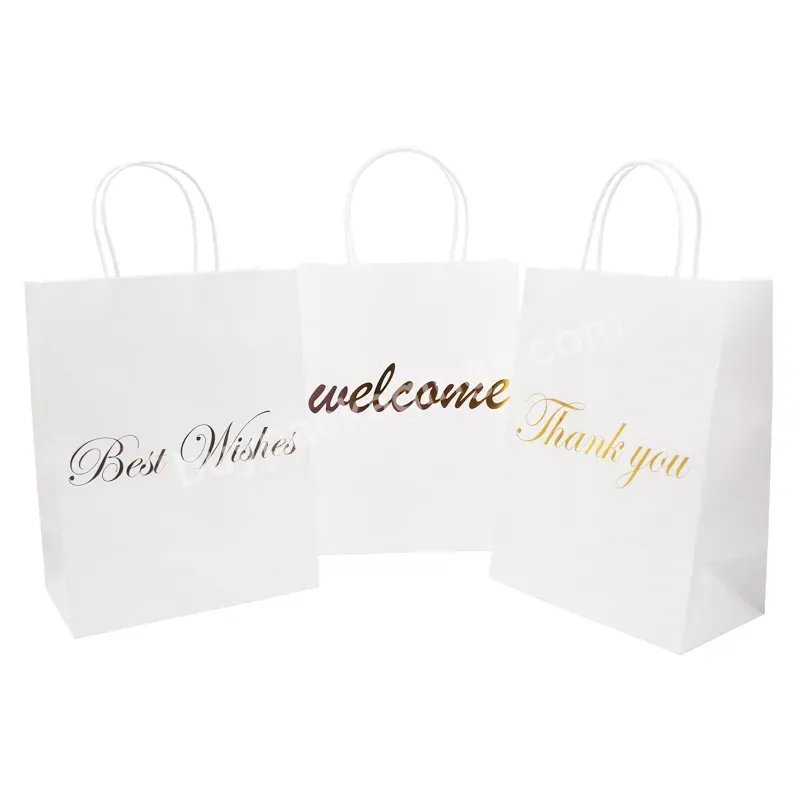 Manufacturer Supplier Custom Printed Chinese New Year Thank You Paper Gift Packaging Bag