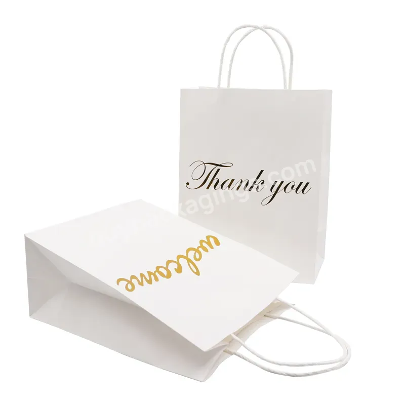 Manufacturer Supplier Custom Printed Chinese New Year Thank You Paper Gift Packaging Bag