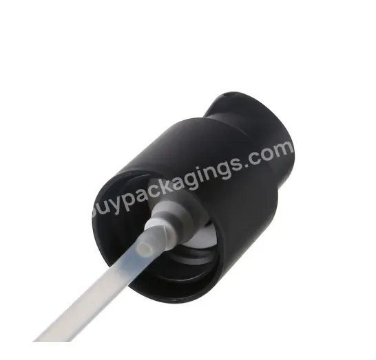 Manufacturer Supply 20mm Liquid Plastic Matte Black Dispenser Glass Bottle Serum Pump