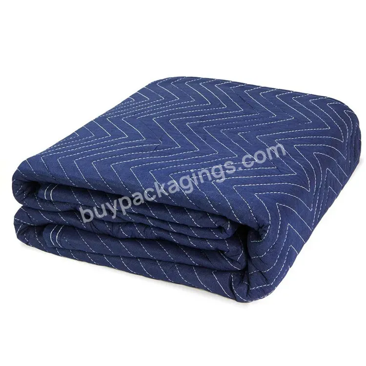 Manufacturer Supply Moving Blankets Pads Waterproof Furniture Moving Packing Blankets 72*80