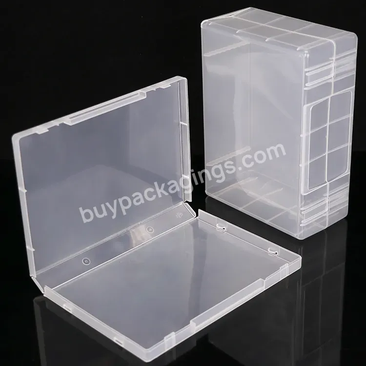 Manufacturer Transparent Empty Fireproof Plastic Box Small Pp Plastic Case Hard Rectangle Plastic Boxes