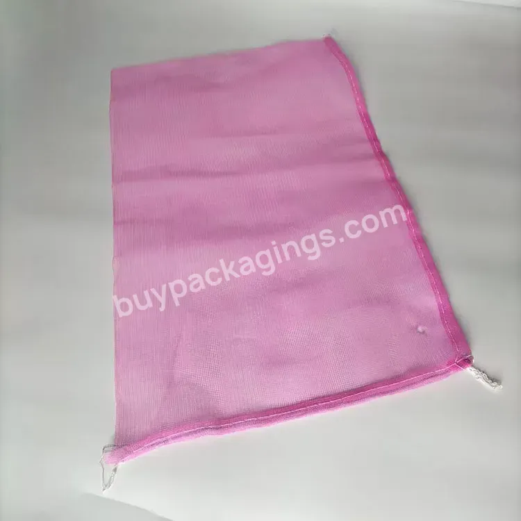 Manufacturer Tubular Mono Net Bags Pe Leno Vegetable Mesh Bag Pe Monofilament Mesh Bags