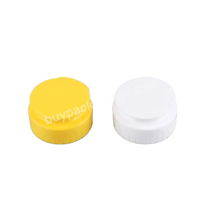 Manufacturer Wholesale 38 400 Color Customized Flip Top Cap Plastic Jam Screw Bottle Caps