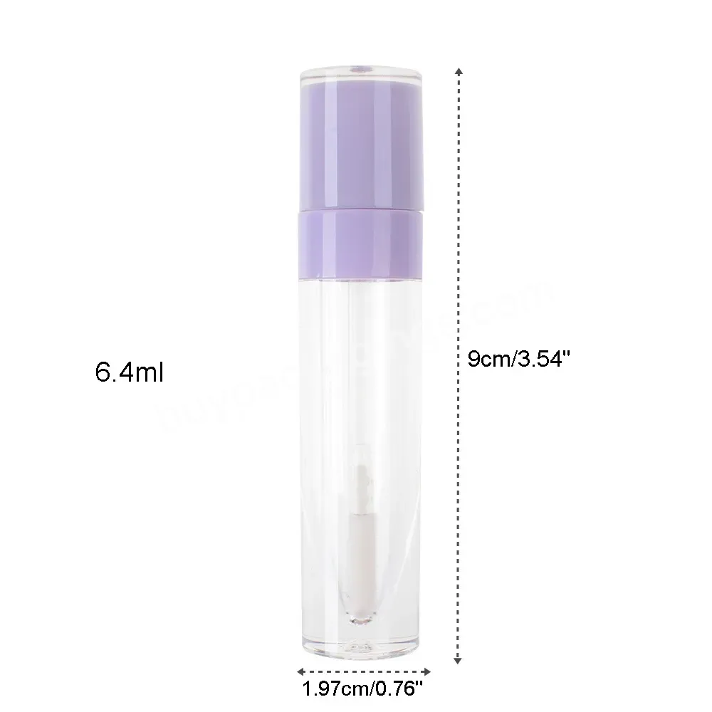 Manufacturer Wholesale Custom High Quality Colorful Pp Clear Empty Plastic Liquid Lipstick Tube