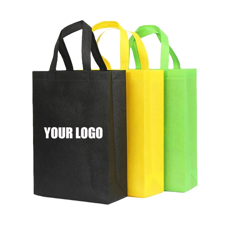 Manufacturers DCut Reusable 70gsm Grocery Vest Garment Carry Packing Disposable Tote spunbound polypropylene Non-woven Bag