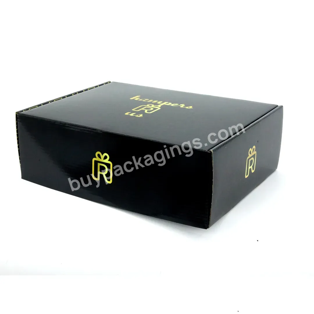 Manufacturers Matte Black Packaging Folding Branded Packing Box For Shoe