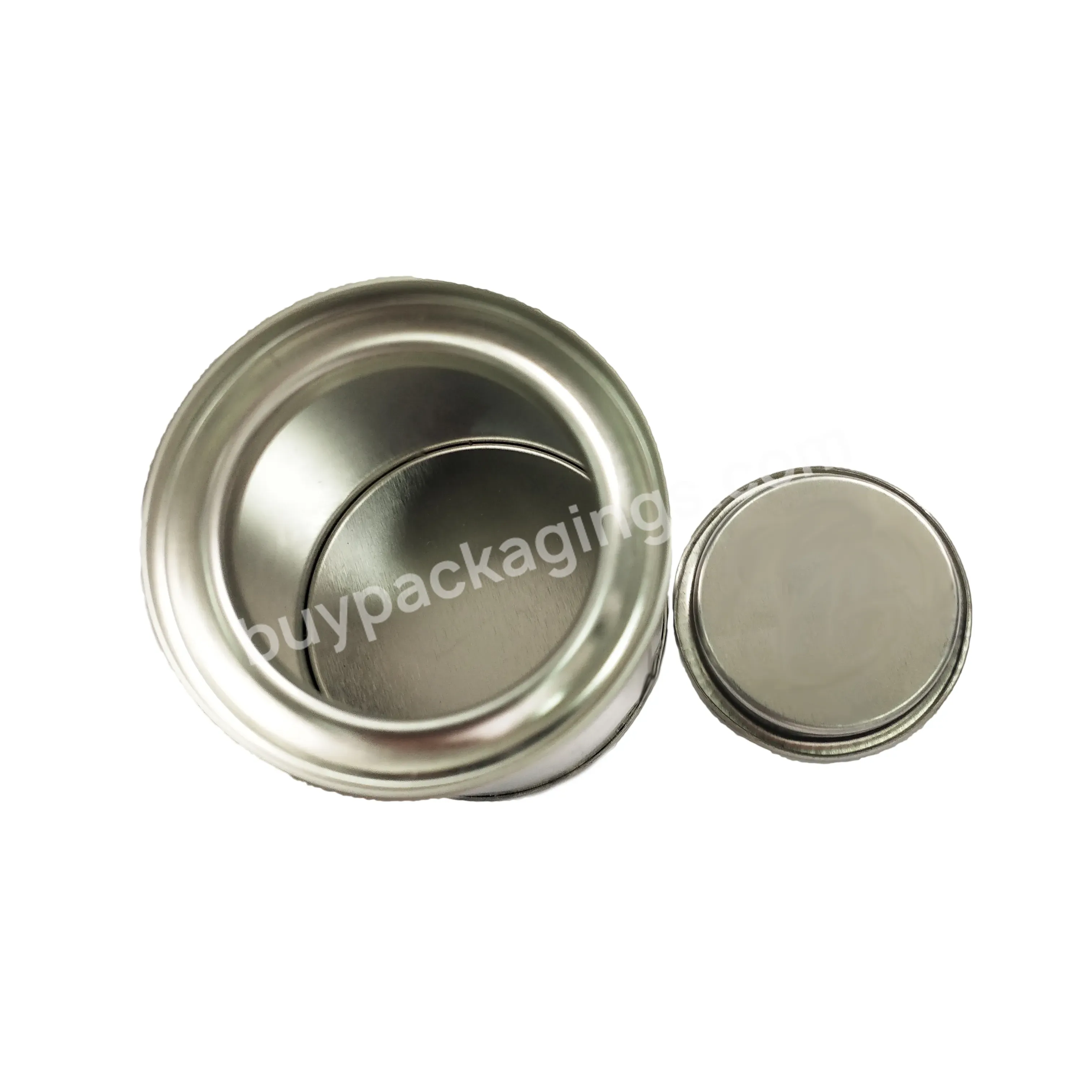 Manufacturers Small Tea Can Round Tin Cans General Tinplate Food Grade Sample Sealing Tea Cans Wholesale