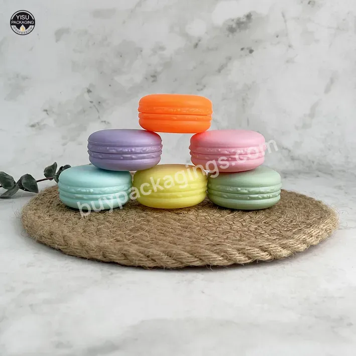 Manufacturers Supply Colorful Macaron 5g Plastic Jar Small Capacity Cream Jars For Face Cream