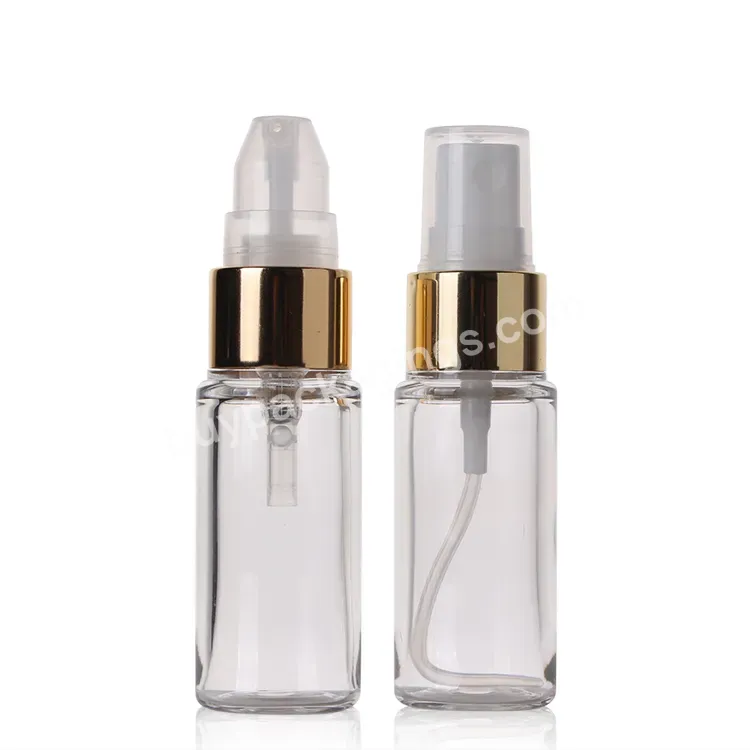 Manufacturer/wholesale Plastic Pet Mist Spray Plastic Bottle 50ml 80ml 120ml Packaging Liquid Round Transparent Bottle