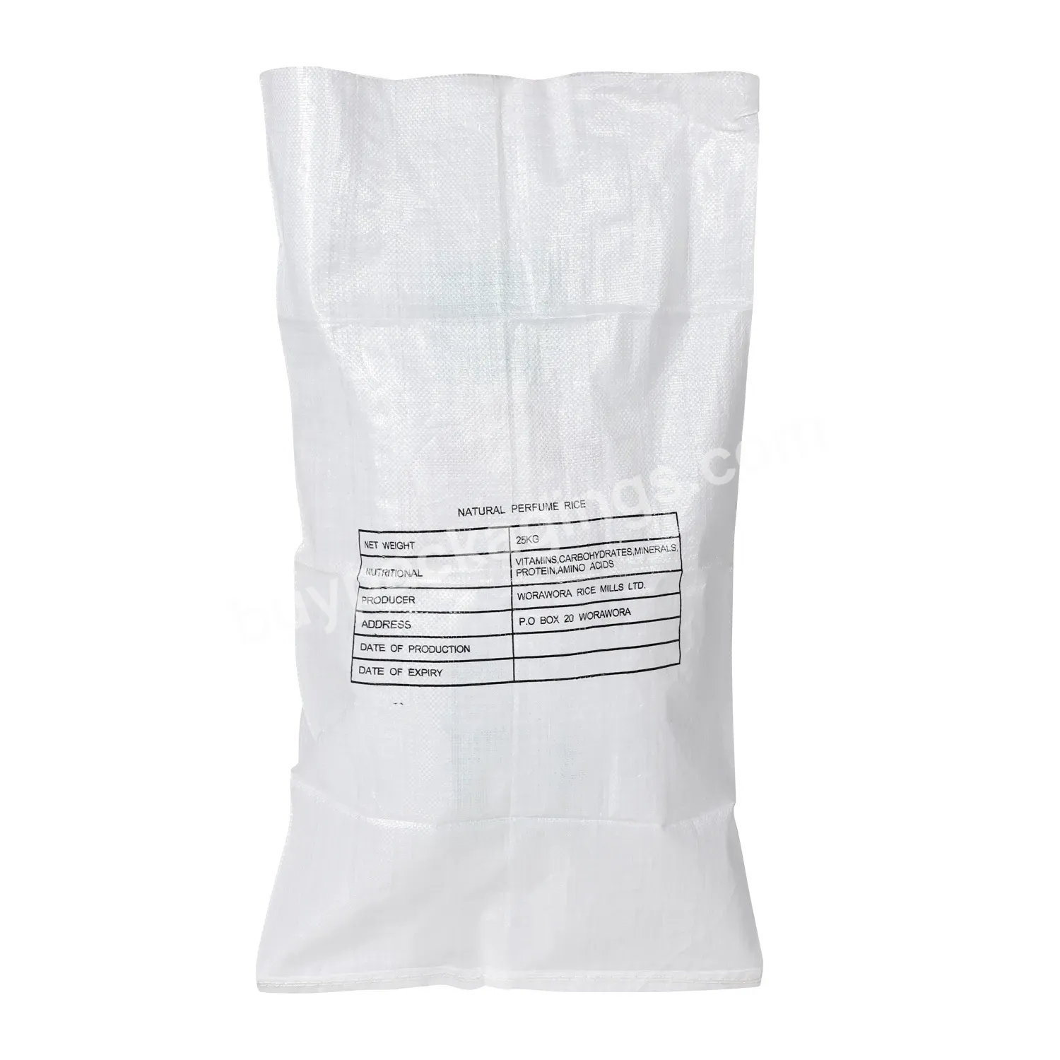 Material Pp Woven 50kg Sugar Bags And Sacks