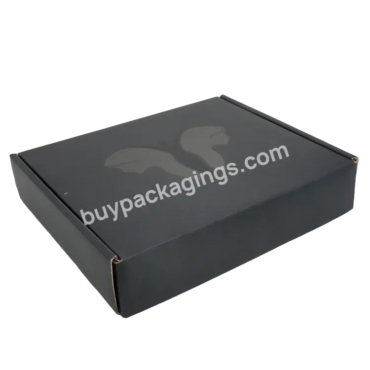 Matt Black 3 Layers Rigid Corrugated Boxes