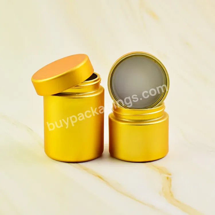 Matt Gold 2 Oz 3 Oz 4 Oz Child Resist Glass Jar For Flowers Food - Buy Empty Cosmetic Comtainer,4 Oz Glass Jars With Lid,Bamboo Lid Glass Bottle Cream Jars.