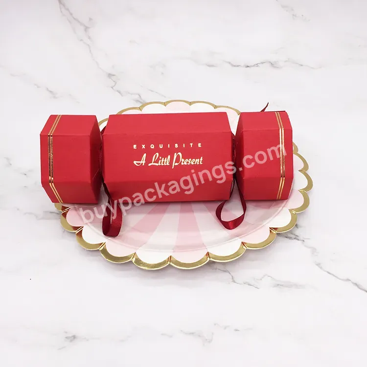 Matt Lamination Custom Print Wedding Favor Sweet Candy Packaging Gift Paper Box