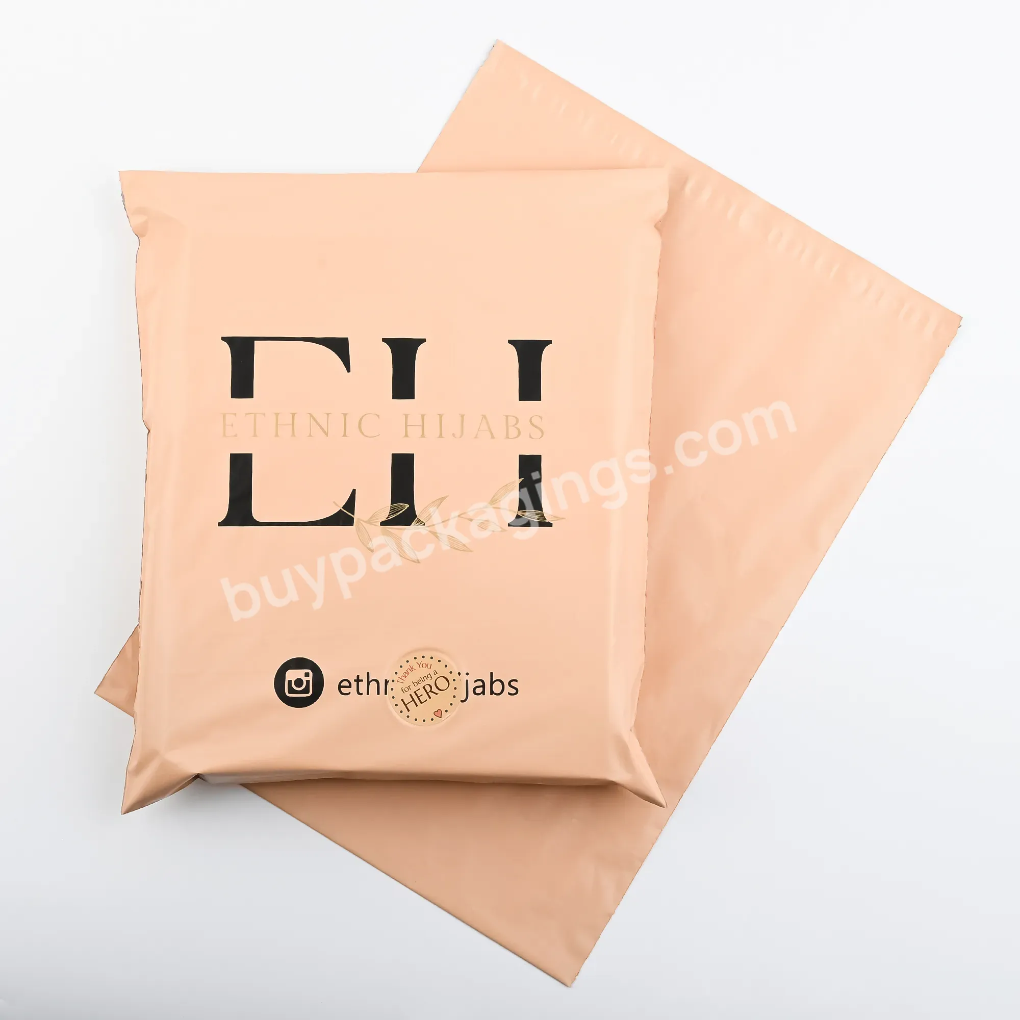 Matte Black Mailing Bag Custom Printed Mailing Bags Polymailers Mailing Bag Thank You