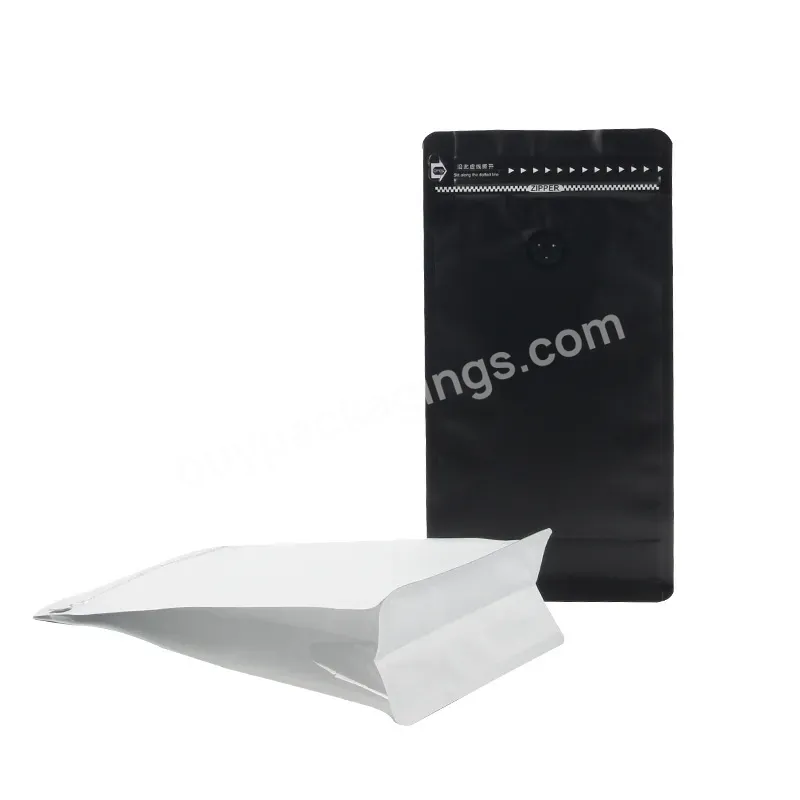 Matte Black Package Stand Up Pouch Aluminum Foil Packaging Zip Lock Bag Mylar Storage Food Bags Packaging Bags With Valve