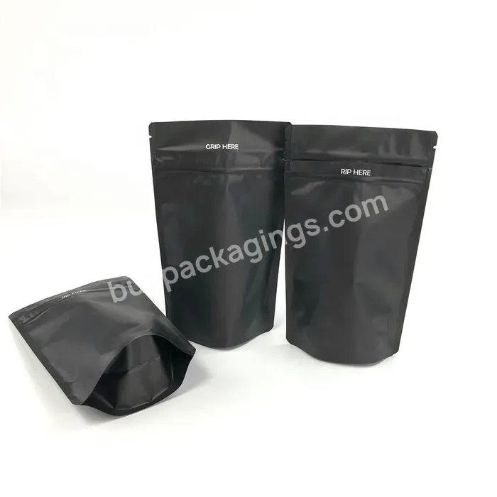 Matte Finish Surface Colorful Stand Up Mylar Bags With Child Proof Zipper For Loose Leaf Herbal Tea Packing / Resealable Pouch