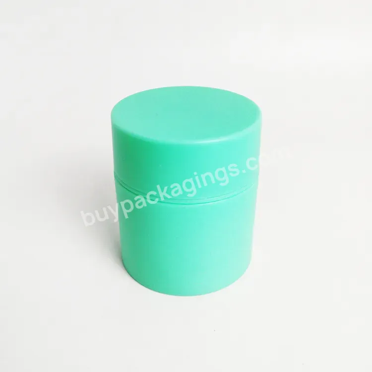 Matte From Mold 30g 50g Cylinder Round Plastic Cosmetic Cream Bottle Non-refillable Airless Cream Pump Bottle Package