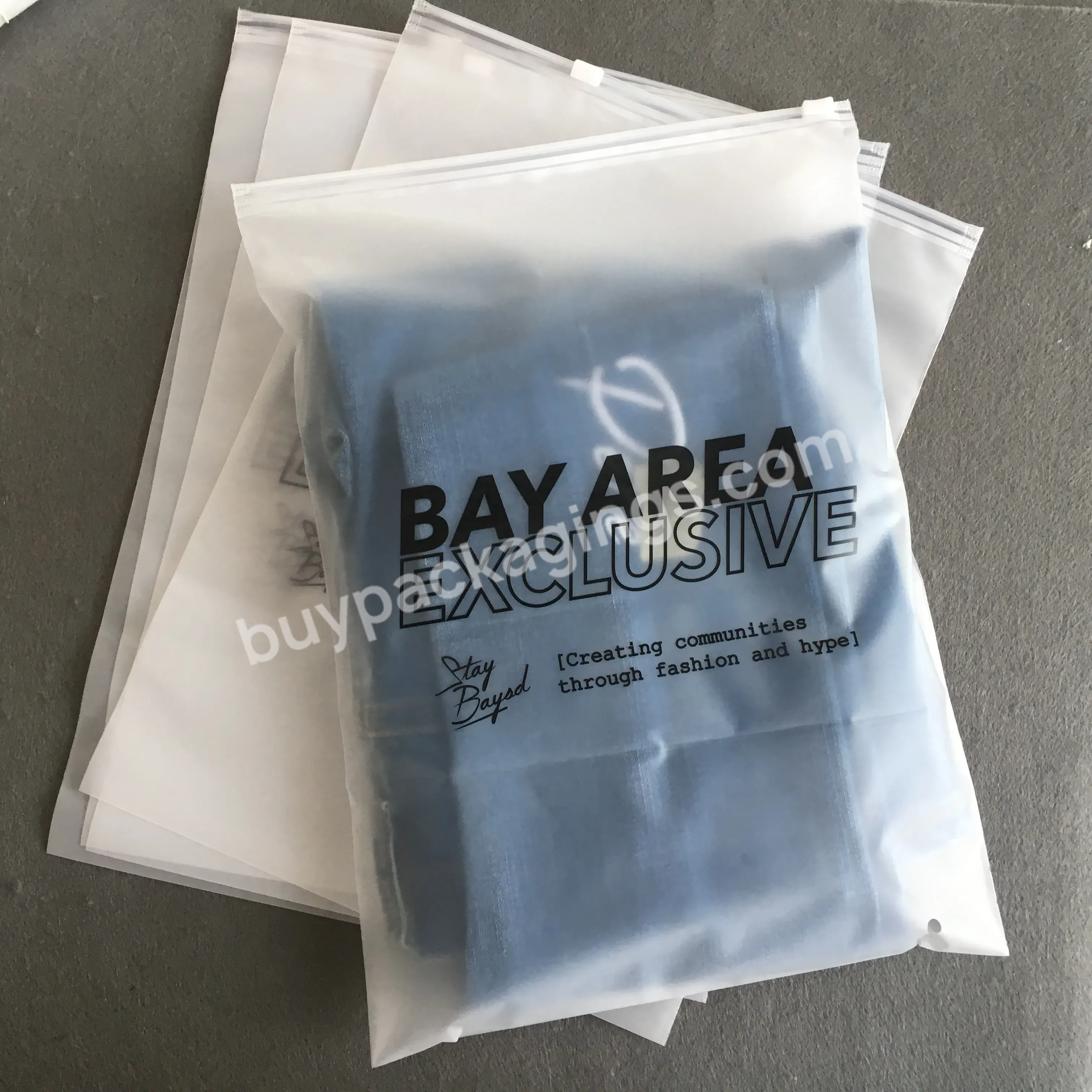 Matte Print Custom Poly Zipper Lock Frosted Plastic Packing Garment Packaging Bag To For Clothes Eva With Logo - Buy Plastic Zipper Lock Bag,Garment Packaging Bag,Zipper Lock Bag.