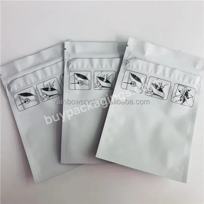 Matte Soft Touch 3.5g 7g 14g 28g Mylar Foil Childproof Zipper Bag Smell Proof Ziplock Doypack