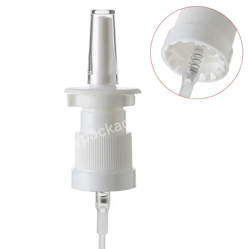 Medical Din18 Micro Mist Spray Nasal Sprayer 18/415 Atomizer Pump Sprayer With Peel Off Safety Ring For Din18