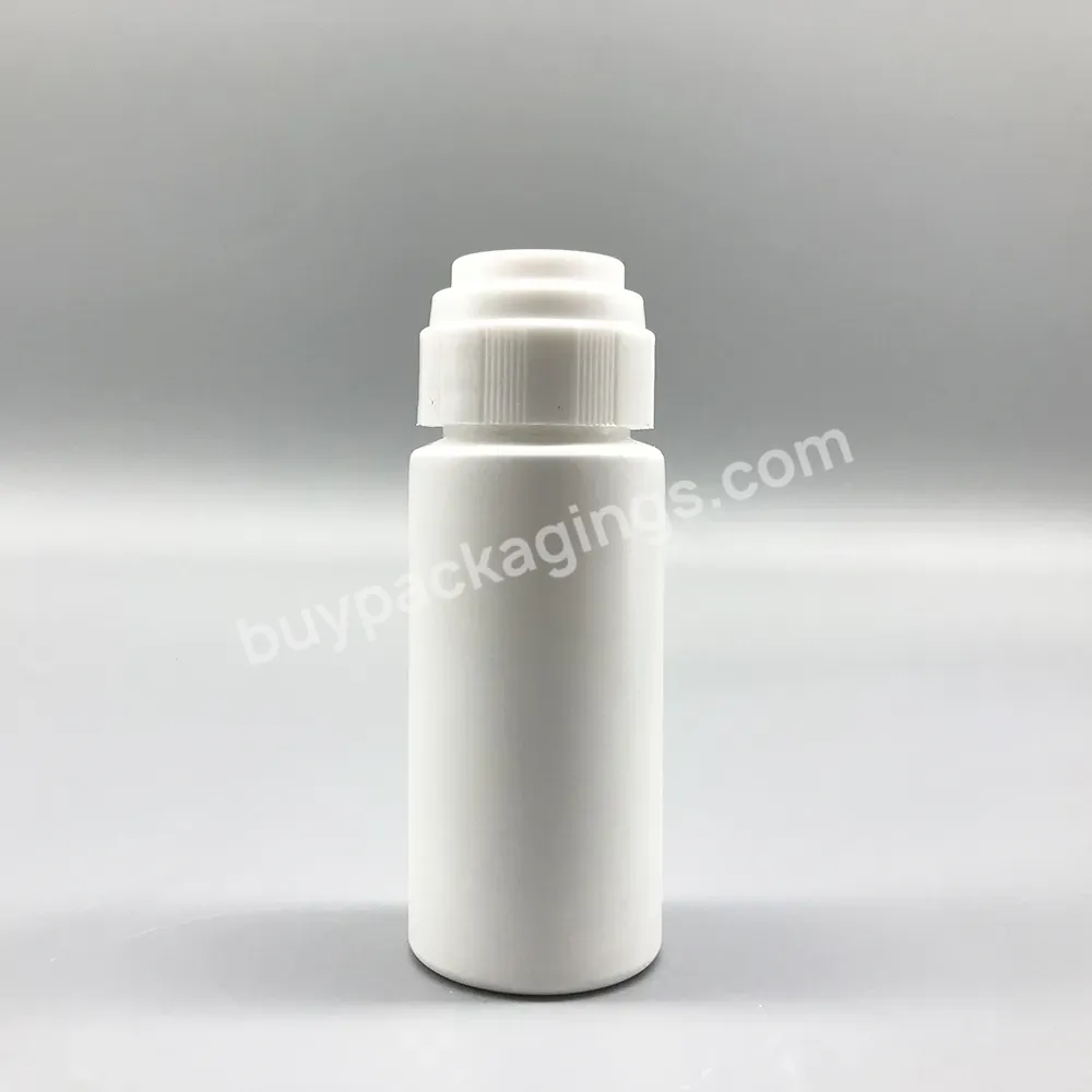 Medical Pe/pet Empty 30ml Plastic Sponge Tip Applicator Bottle With Soft Foam Tip