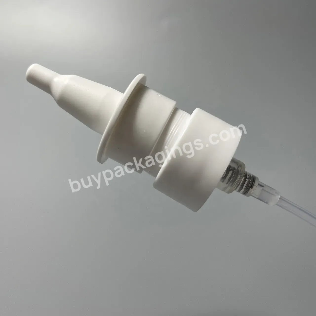 Medical Use Snap On Pump Crimp Nasal Sprayer For Nose Treatment Nasal Sprayer Bottle