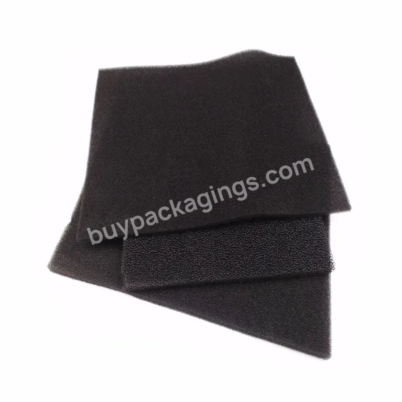 Medium Density Black Small Size Sponge Anti-static Sponge Foam Sheet