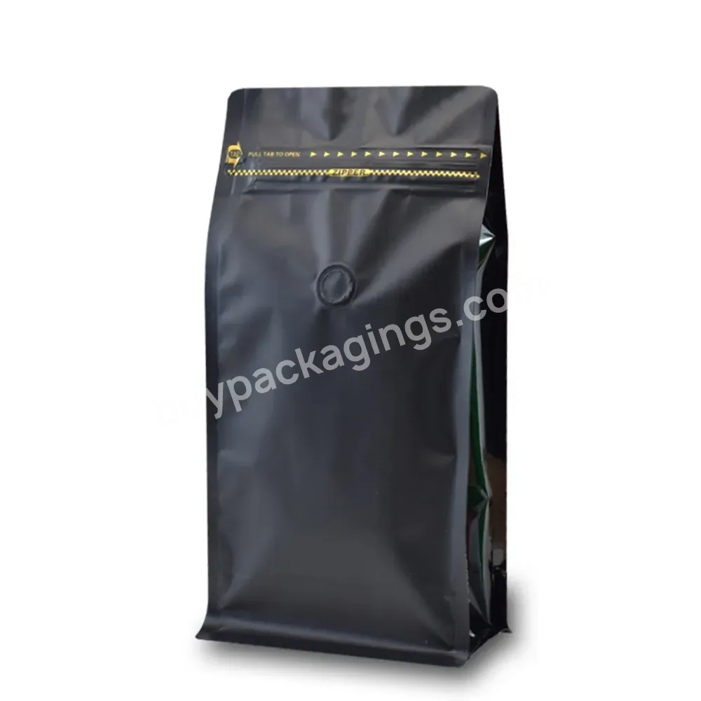 Meisheng Eight Side Seal Flat Bottom Snack Food Mylar Packaging Square Bottom Bag Stand Up Zip Lock Coffee Bag With Valve - Buy Meisheng 8 Sides Eight Side Seal Flat Bottom Bag,Snack Food Mylar Packaging Square Bottom Bag,Stand Up Zip Lock Coffee Bag