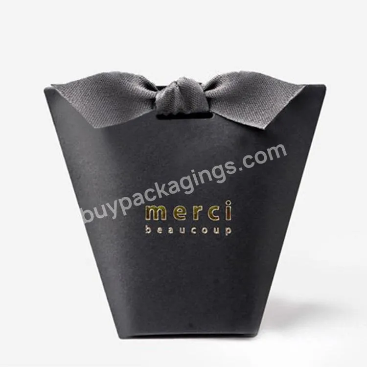 Merci Small Paper Packaging Tie Box Favor Wedding Candy Gift box