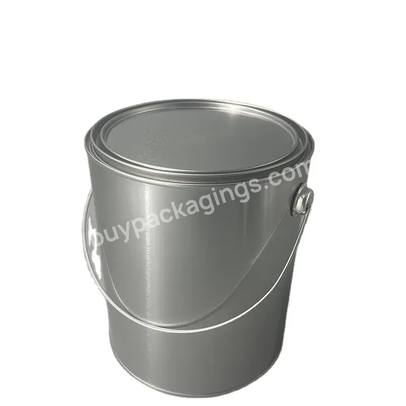 Metal Paint Can 1gallon Tin Can With Triple Lids,Metal Color Solvent Tin Container