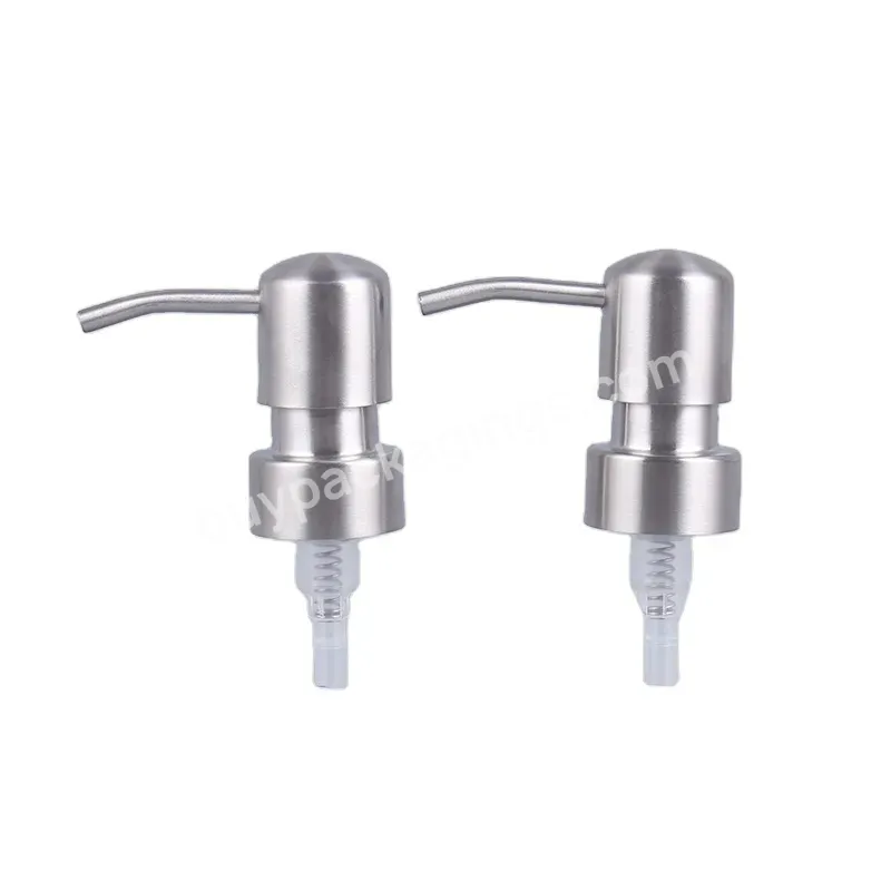 Metal Shampoo Pump 24/410 28/400 Gold Silver Stainless Steel Hand Sanitizer Liquid Soap Dispenser