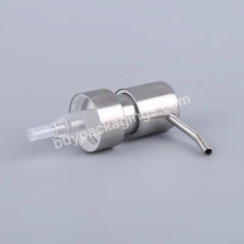 Metal Shampoo Pump 24/410 28/400 Gold Silver Stainless Steel Hand Sanitizer Liquid Soap Dispenser