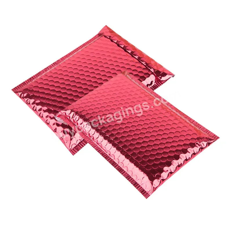 Metallic Foil Aluminizing Envelopes Mailing Padded Envelope With Custom Printed Bubble Mailer Rose Gold Poly Mailer Bags