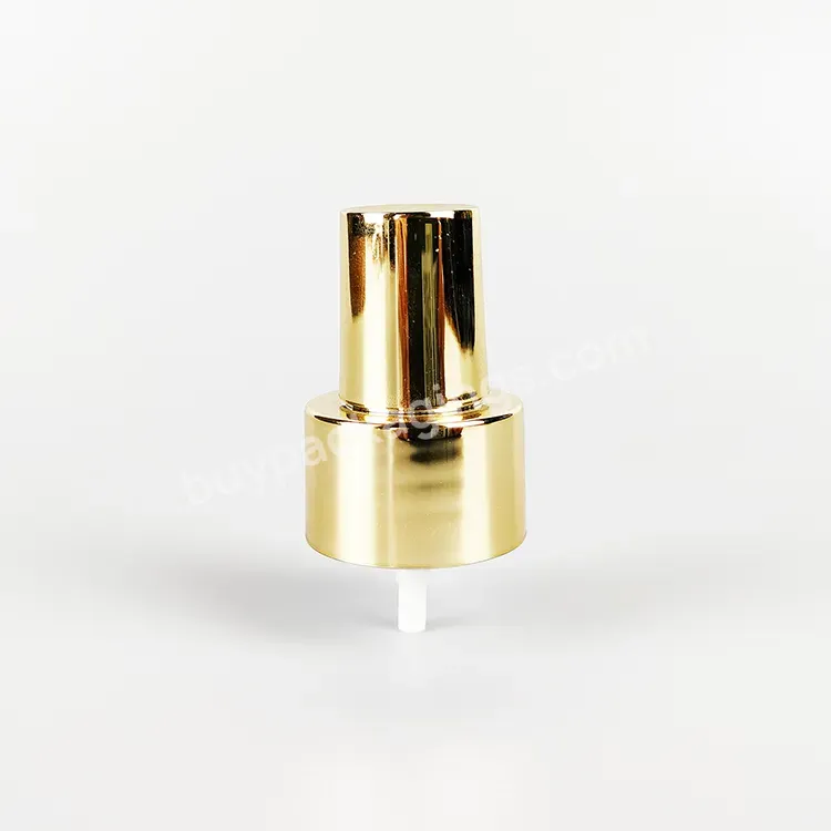 Metallic Golden Plastic Fine Mist Sprayer Plastic Bottle Atomizer Cosmetic Perfume Bottle Finger Sprayer Pump 28/410