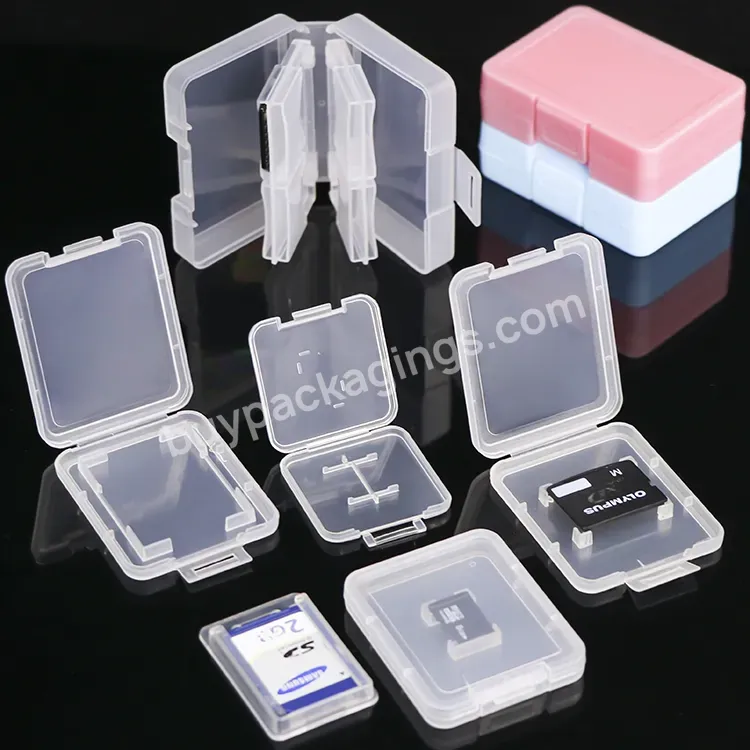 Microsdxc Memory Card Case Tf Cf Xqd Sd Camera Memory Card Case Sd Storage Compact Memoria Flash Cf Card Plastic Case