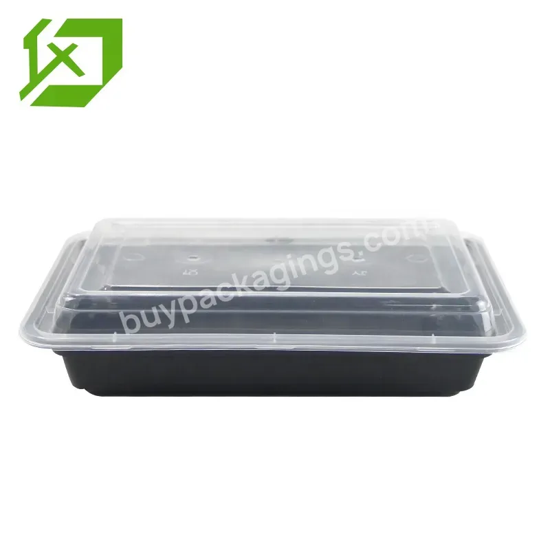 Microwavable Rectangular Round Oem Odm Plastic Soup Bowl Takeaway Transparent Clear Disposable Fast Food Containers With Lids