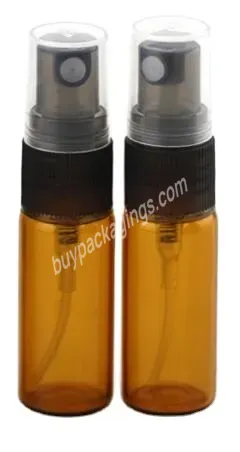 Mini 10ml Amber Glass Atomizers Spray Bottle Perfume Spray Bottles