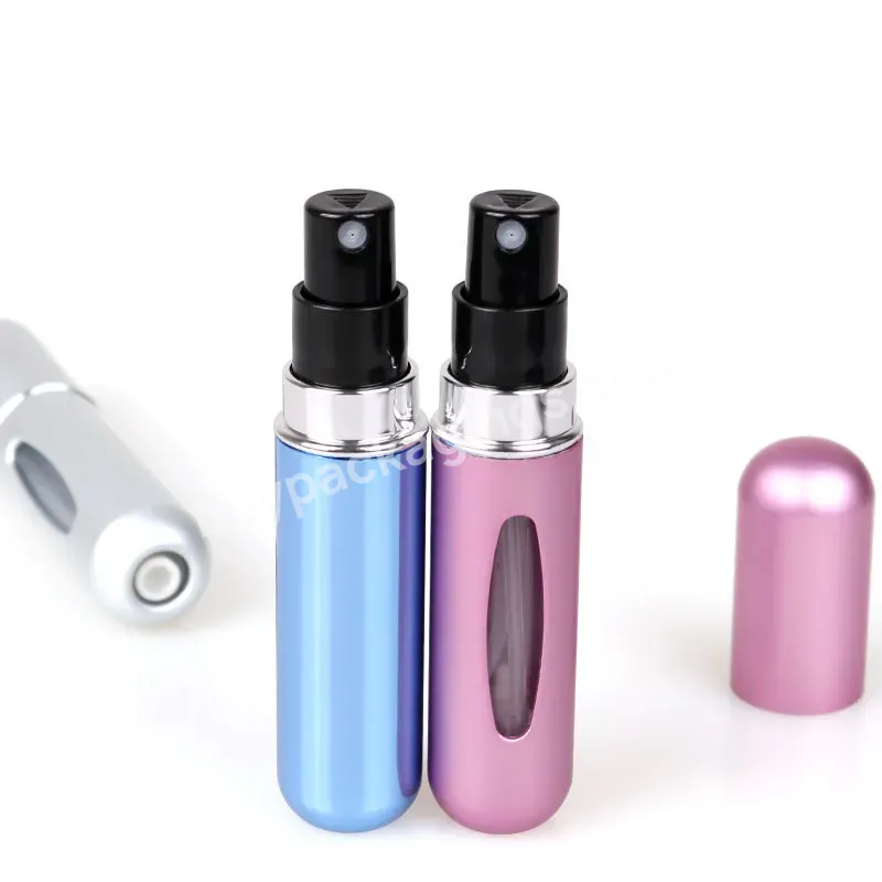 Mini 5ml Empty Portable Plastic Spray Bottles With Fine Mist Sprayer Pocket Size Perfume Bottle - Buy Perfume Bottle,Plastic Spray Bottles,5ml Plastic Perfume Bottle.