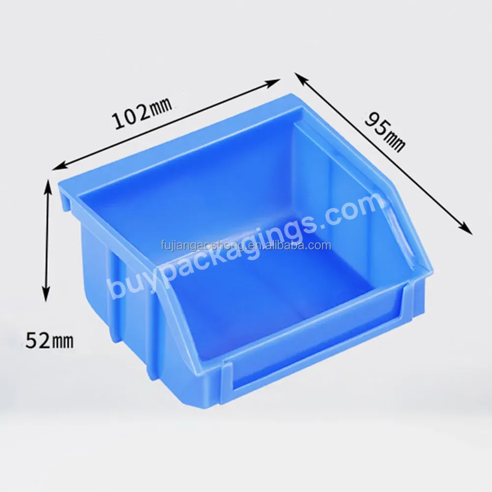 Mini Cheap Price Shelf Bins For Industrial Plastic Portable Boxes Plastic Stackable And Hanging Divisible Storage Shelf Bins