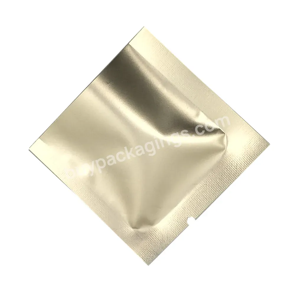 Mini Colorful Metallic Mylar Open Top Pure Aluminum Foil Packaging Bag Heat Seal Flat Foil Candy Small Crafts Storage Pouches